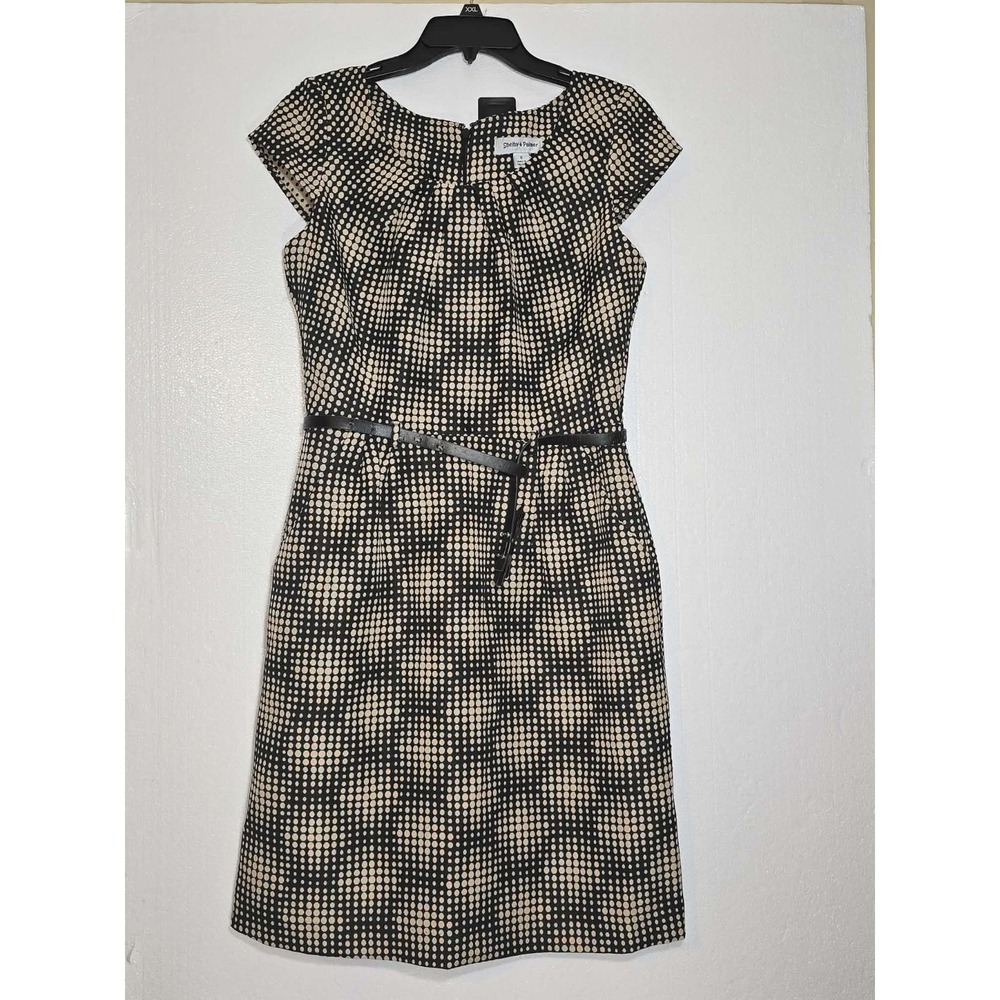 Shelby & Palmer Dress‎ Size 6 GUC Polka Dot Belted Retro Classic Chic 👗